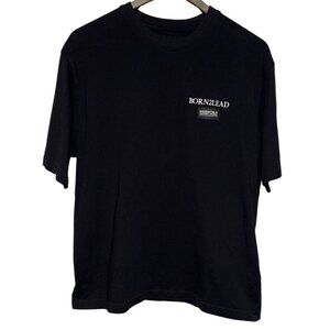 DR Essentials Born2Lead  Shootin' Hoops Men's T-Shirt Black Medium Graphic